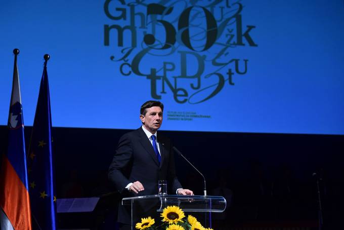 Predsednik republike Borut Pahor na 50. podelitvi najvijih nagrad Republike Slovenije na podroju olstva